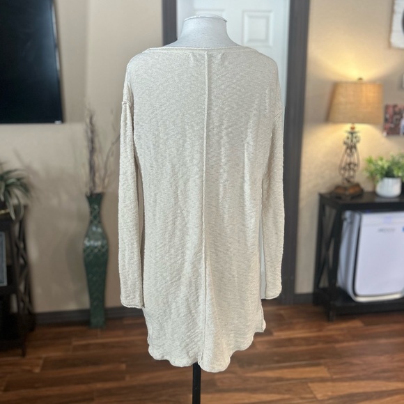 Free People Ivory Oversized Sweater Tunic - Picture 6 of 7